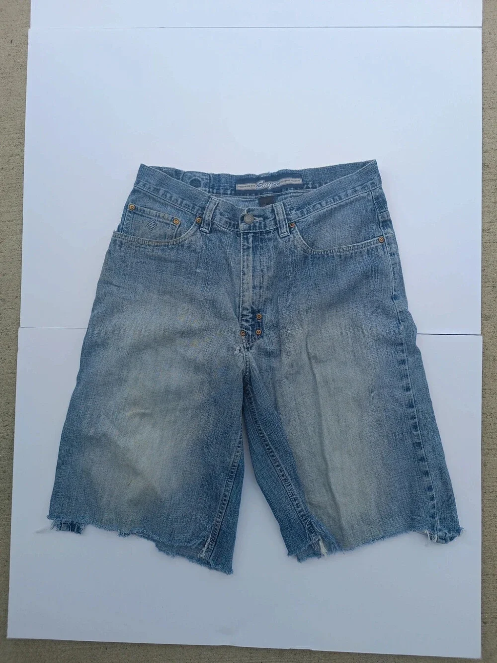 Enyce 32 x 12.5 jorts  y2k distressed diddy